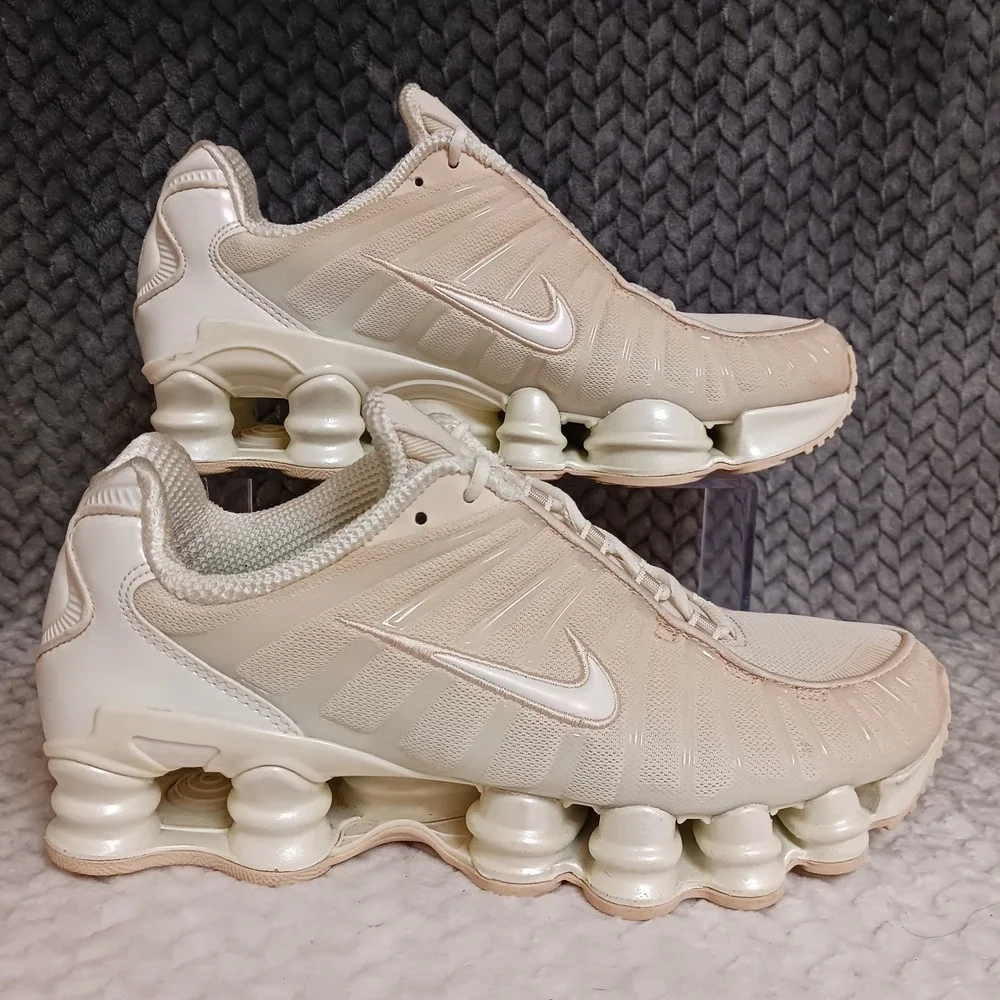 Nike Shox TL Pearl White Particle Pink Women's Running Sneakers Shoes Size 10